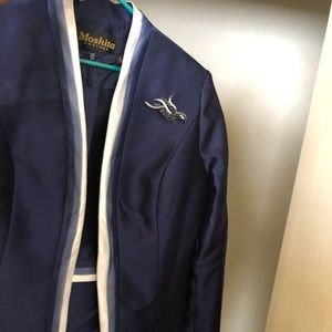 Navy dress with jacket